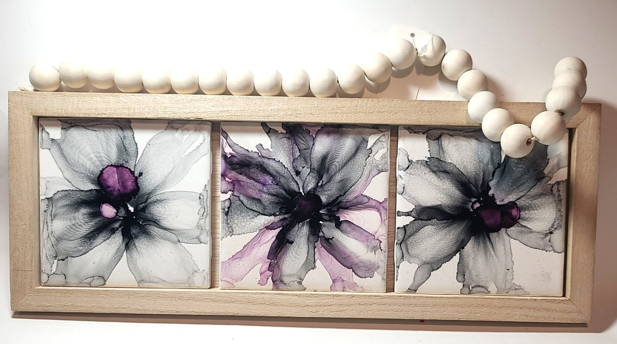 Duskfall Blooms framed