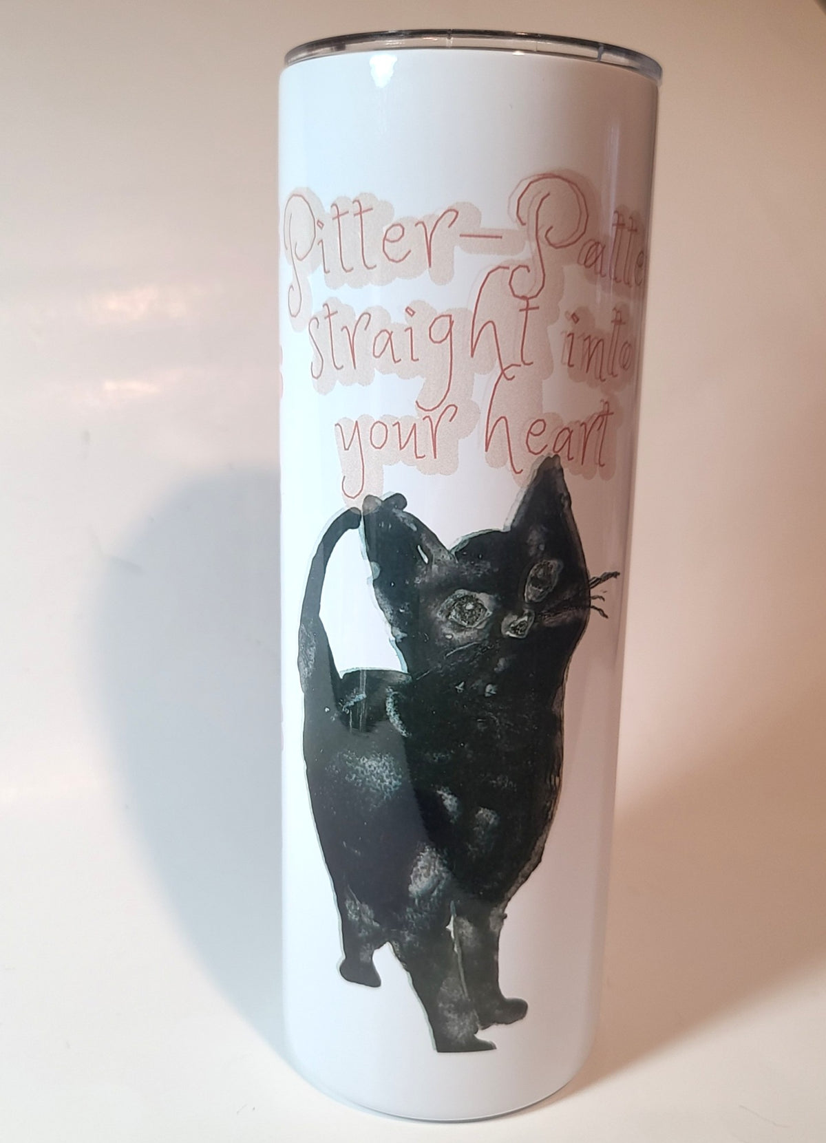 Pitter-Patter Straight into Your Heart 20 oz tumbler
